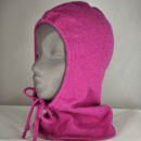 Schalkapuze Merino Schurwolle pink